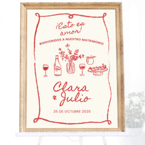 LETRERO DE BIENVENIDOS Pincel