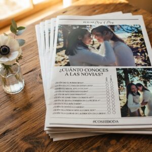 PERIÓDICO DE BODA Personalizado